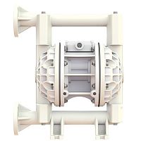 Double-diaphragm pump polymerairwith electric motor