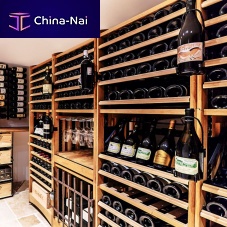 Wall-mounted wine rack MODULOTHEQUEcommercial