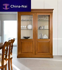 Traditional display case BS29glasssolid wood