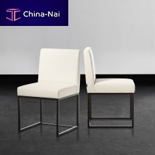 Contemporary chair KLEEindoorfabricleather