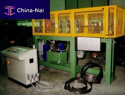 Steel ring roll forming line punchingfor bending