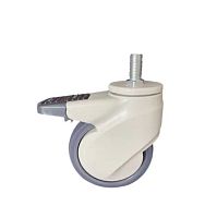Hospital bed wheel PX504 rubberswiveling
