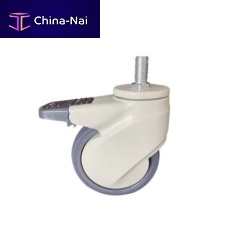 Hospital bed wheel PX504 rubberswiveling