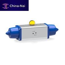 Pneumatic valve actuator DYNACTAIR EVOmanualquarter-turnrack-and-pinion