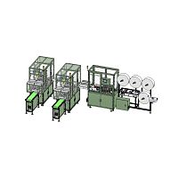 Blank production line for earloop face masksautomatichigh-speed