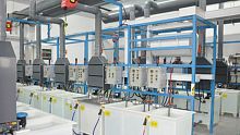 Electroplating line