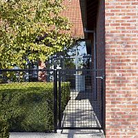 Electro-welded steel garden gate FORTINETgalvanised steel