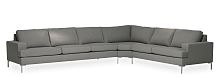 Corner sofa INFINIcontemporaryfabricgray