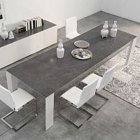 Contemporary table ICONsolid woodashceramic