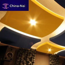 Ceiling acoustic panel APL®in acoustic fabricrectangularround