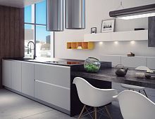 Contemporary kitchen FILM 22 MDFpolymerisland