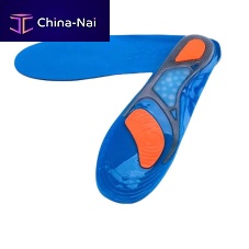 Orthopedic insole with heel pad with longitudinal arch padwith transverse arch padadult