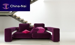 Sofa bed BIBIKcontemporaryfabricviolet