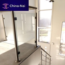 Glass railing with panelsindoorfor stair