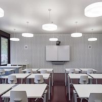 Hanging light fixture MILANOLEDroundIP40
