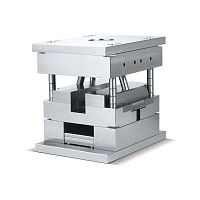 Injection molding sliding core mold FB