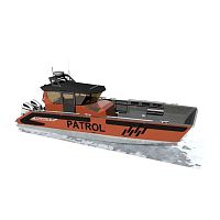 Patrol boat OXpro AL10work boatrescue boatdive support boat