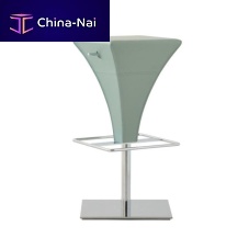 Contemporary bar stool MASKleathermetal baseupholstered