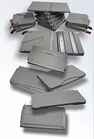 Aircraft meal tray plastic