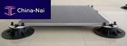 Outdoor raised access floor tile TWINS21SLATE