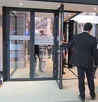 Entry door KANADA FDaluminumslidingpivoting