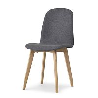 Scandinavian design chair EDGE indoorfabricoak base