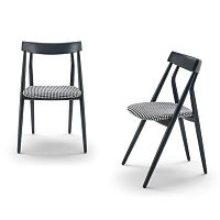 Contemporary chair Lizzyindoorfabricwooden