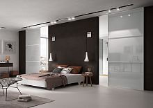 Interior door DELINEO/2aluminumslidingglazed