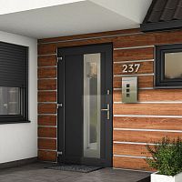 Entry door IGLO 5PVCswingsemi-glazed
