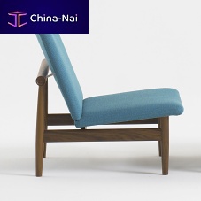 Scandinavian design fireside chair 137fabricwalnutoak