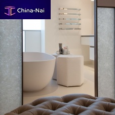 Fixed shower screen ICE NUGGETfor alcovestempered glass