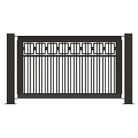 Panel fence MF5047 HSfor public spacessteeltraditional