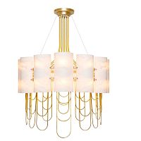 Contemporary chandelier NIAGARAfabricmarblecommercial