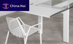 Contemporary table EXTENglassrectangularextending