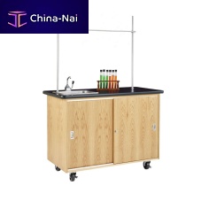 Contemporary table ECONOMYlaminateoak baserectangular