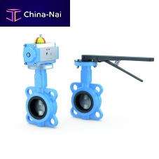 Butterfly valve leverpneumatic