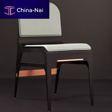 Contemporary chair BARDOTindoorleathersteel base