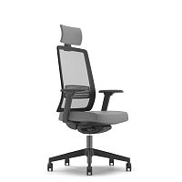 Contemporary chair LUZindoorfabricmetal base