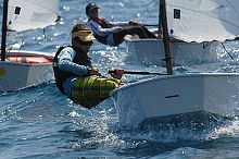 Single-handed sailing dinghy children'sregattaOptimist