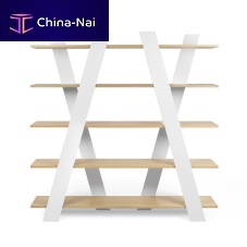 Free-standing bookcase WINDhighcontemporarywooden