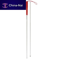 Straight handle white cane 622height-adjustable