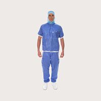 Unisex scrub uniform BARRIER® Clean Airpolyestercottonblue