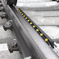 Wayside lubrication system single-linefor railselectric