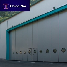 Sliding industrial door LE, LN, LG, SN, BT seriesfoldingsheet metalpolyurethane