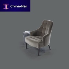 Traditional armchair GASPARfabricash4-legged