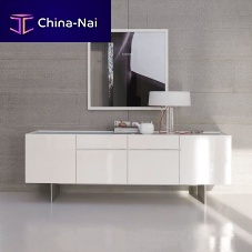 Contemporary sideboard Kubitlacquered MDFpainted aluminumbrushed aluminum