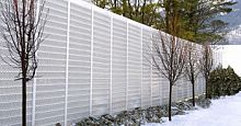 Fence with bars SILENT PROTECTORgardenmetalnoise barrier