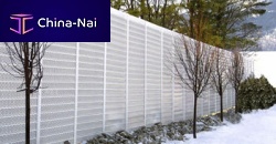 Fence with bars SILENT PROTECTORgardenmetalnoise barrier
