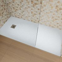 Rectangular shower base STONEBATH®flushextra-flatresin