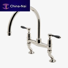 Countertop double-handle mixer tap EAKM04chromed metalbrassnickel